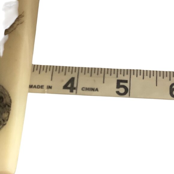 Vintage Tennessee Mint Marble Owl Plaque James Dodson 4” x 3” Freestanding - Picture 7 of 7